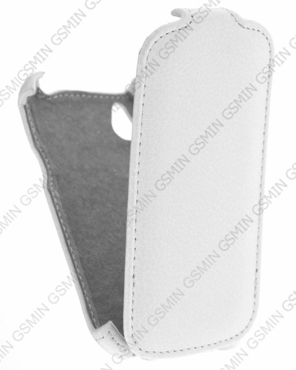 

Кожаный чехол для Fly IQ 4491 Era Life 3 Armor Case (Белый)