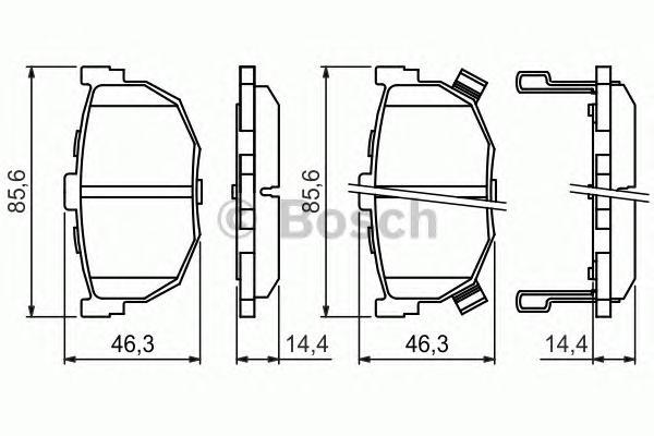 

Колодки тормозные дисковые задн HYUNDAI: COUPE (GK) 1.6 16V/2.0/2.0 GLS/2.7 V6 01-09, COUP