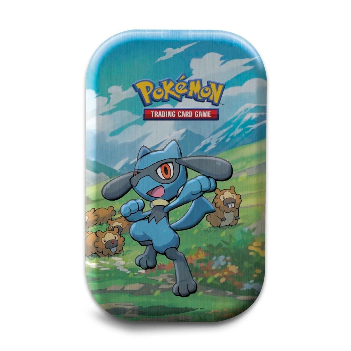 Дополнение Nintendo для Покемон ККИ Pokemon Sinnoh Stars Mini Tin Riolu & Bidoof англ