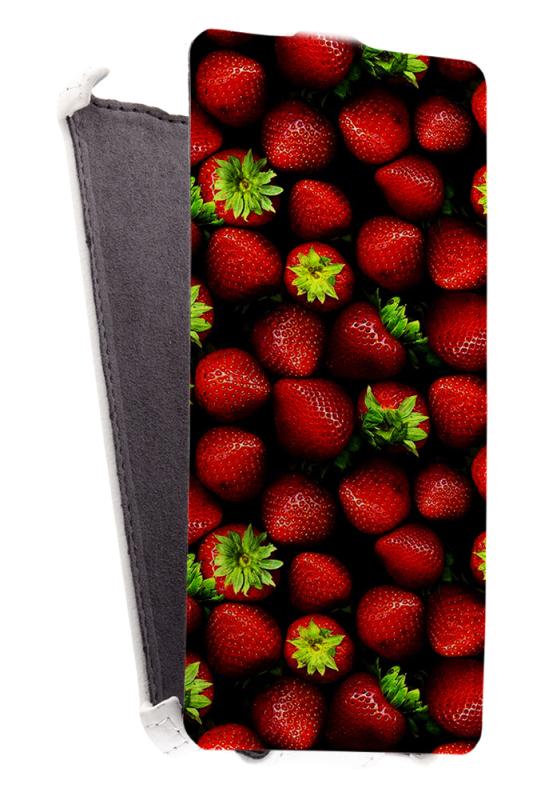 

Кожаный чехол для Fly IQ 4501 Evo Energie 4 Armor Case (Белый) (Дизайн 141)