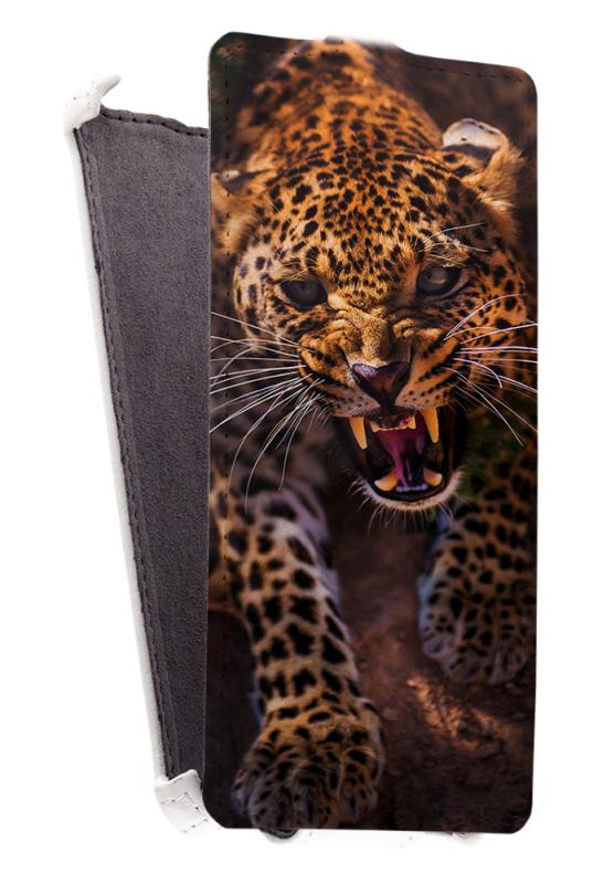 

Кожаный чехол для Fly IQ 4501 Evo Energie 4 Armor Case (Белый) (Дизайн 147)