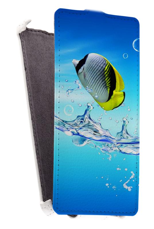 

Кожаный чехол для Fly IQ 4501 Evo Energie 4 Armor Case (Белый) (Дизайн 150)