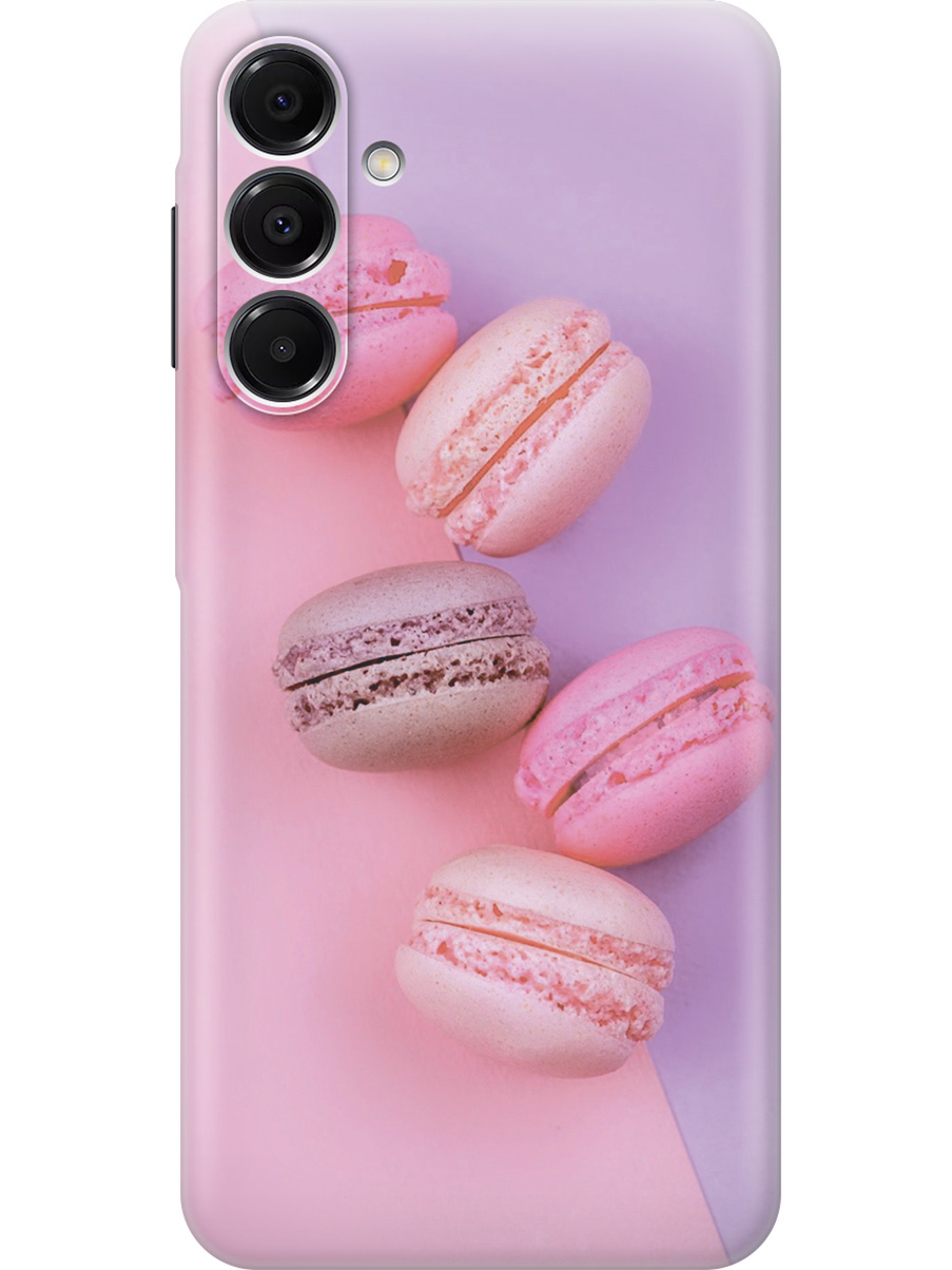 

Силиконовый чехол на Samsung Galaxy A16 с принтом "Розовые макаруны", Прозрачный;розовый;фиолетовый, 786721751
