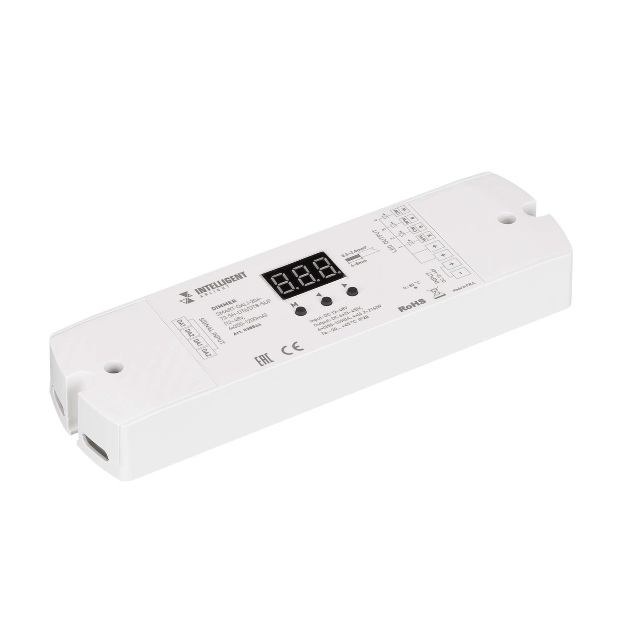 

Диммер Intelligent Arlight SMART-DALI-204-72-SH-DT6/DT8-SUF 038544, Белый, 038544