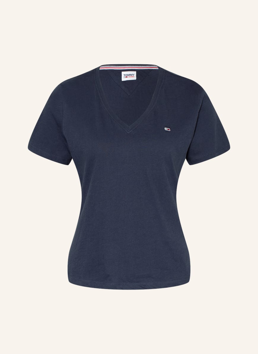 

Футболка женская Tommy Jeans 1001388579 синяя XL, 1001388579