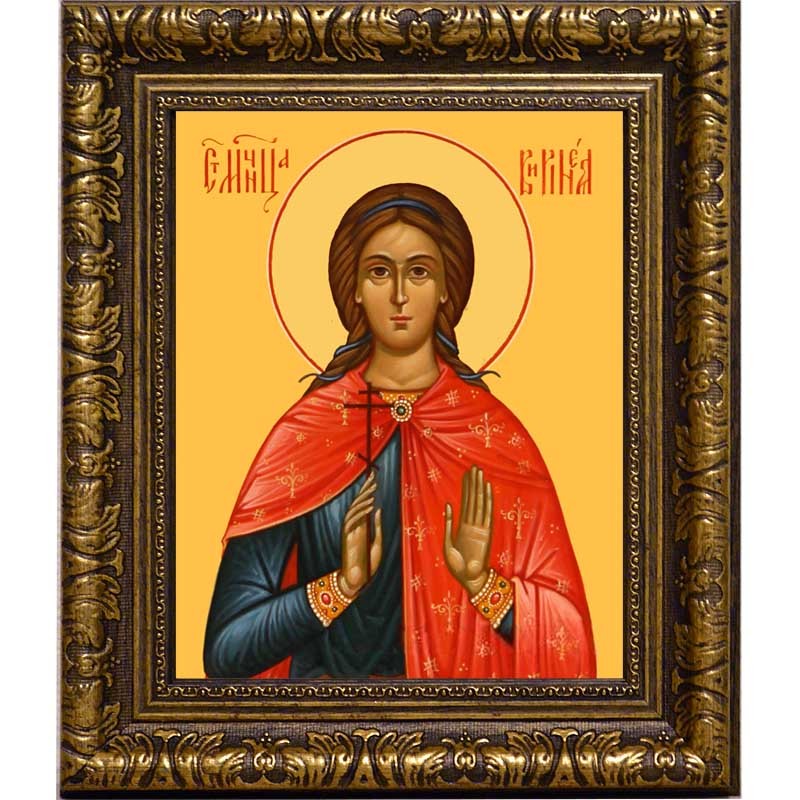 

Виринея (Вероника) Едесская Святая мученица. Икона на холсте.