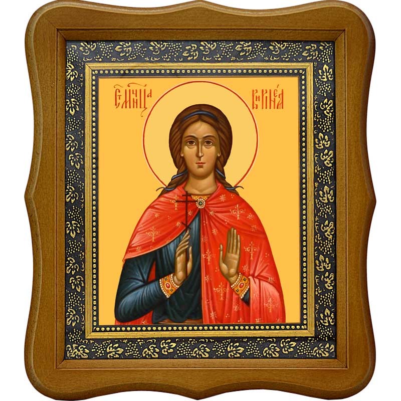 

Виринея (Вероника) Едесская Святая мученица. Икона на холсте.