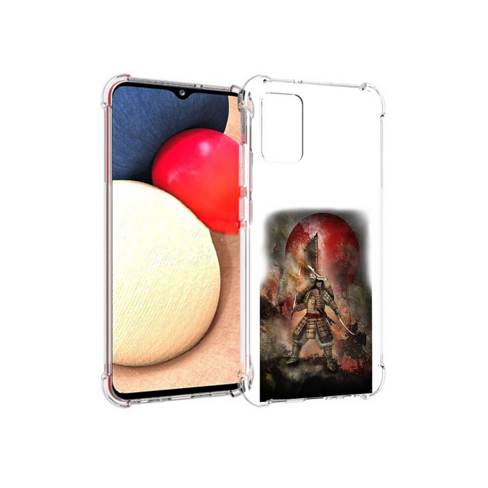 

Чехол MyPads Tocco для Samsung Galaxy A02s китайскийвоин (PT156738.479.388), Прозрачный, Tocco