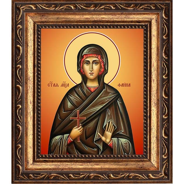

Фаина Анкирская (Коринфская), мученица дева. Икона на холсте.