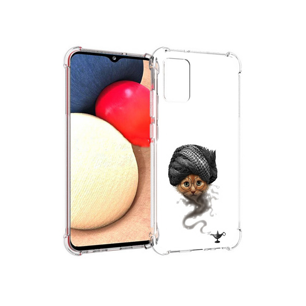 Чехол MyPads Tocco для Samsung Galaxy A02s кот джин (PT156738.479.398)