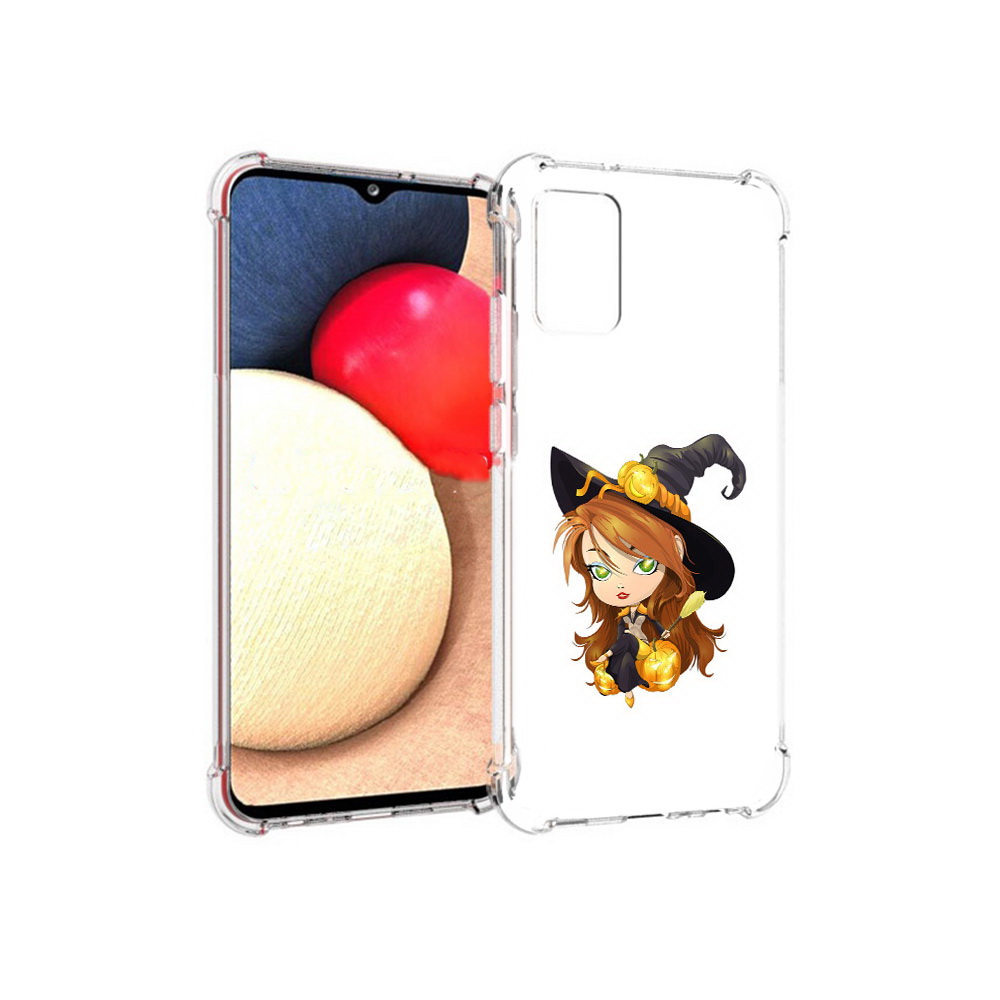 

Чехол MyPads Tocco для Samsung Galaxy A02s Ведьмочка (PT156738.479.40), Прозрачный, Tocco