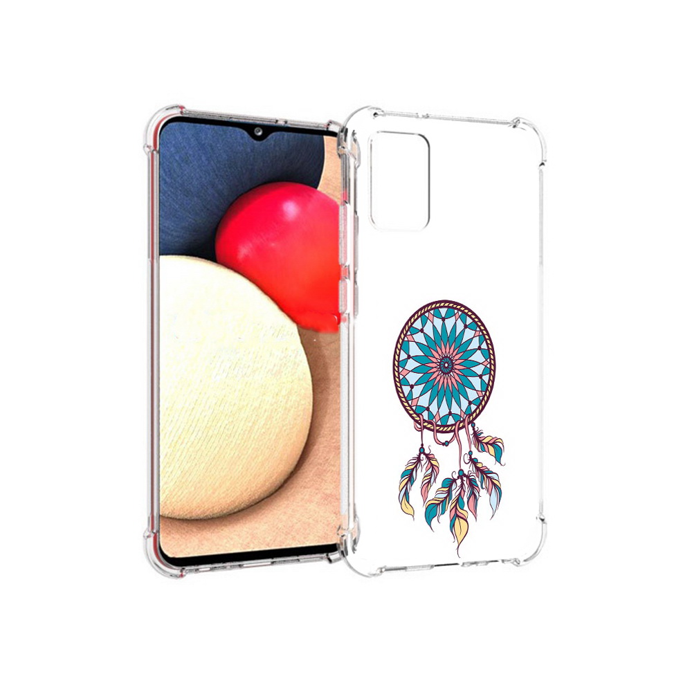 

Чехол MyPads Tocco для Samsung Galaxy A02s ловец снов синий (PT156738.479.443), Прозрачный, Tocco