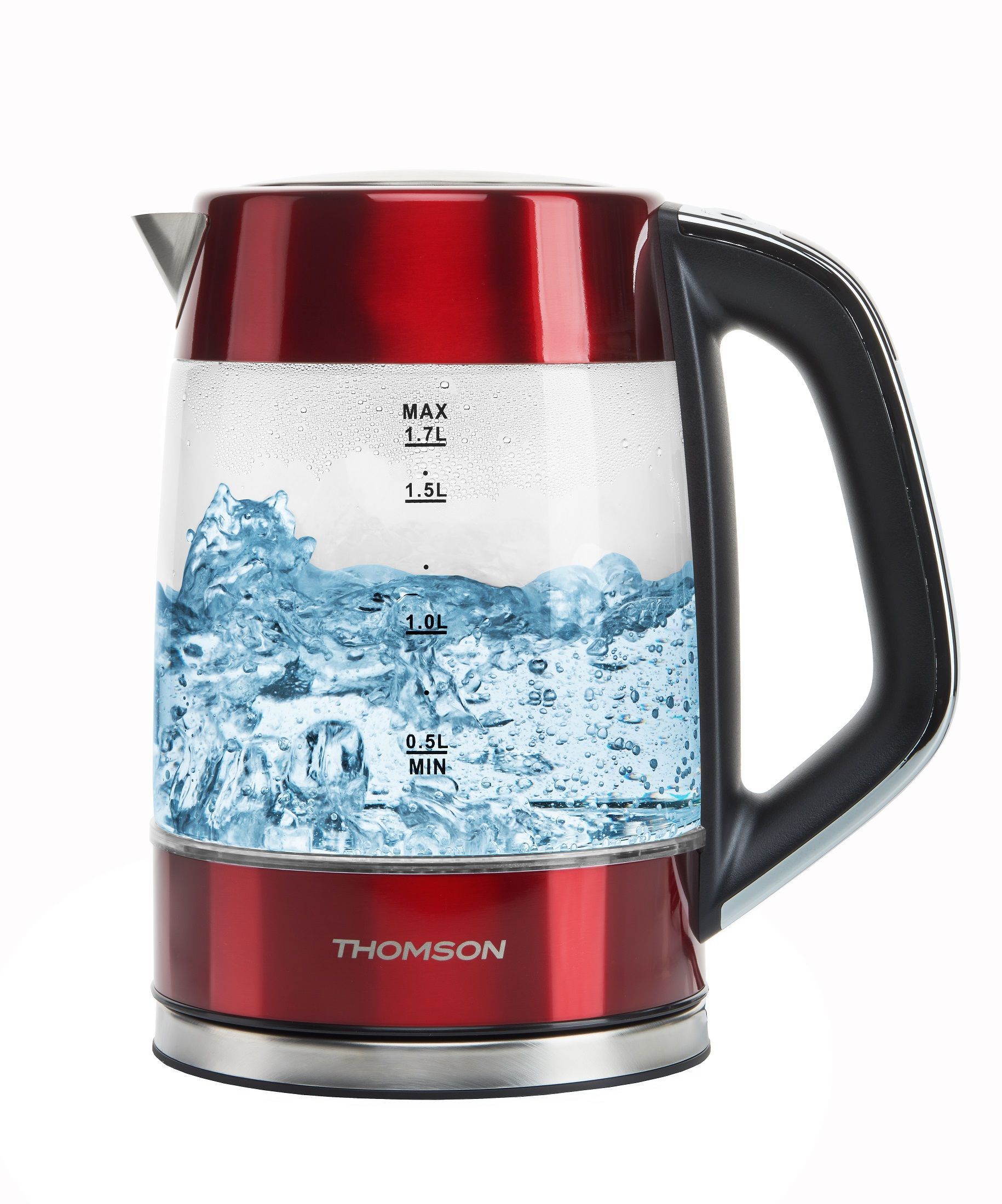 Чайник электрический Thomson K20ES-2001 1.7 л красный чайник электрический thomson k30es 3001 1 7 л белый