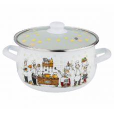 

Кастрюля 3.5л Agness 934-262 стеклянная крышка