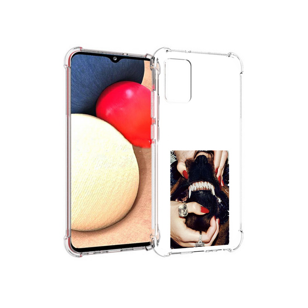 

Чехол MyPads Tocco для Samsung Galaxy A02s маникюр (PT156738.479.457), Прозрачный, Tocco
