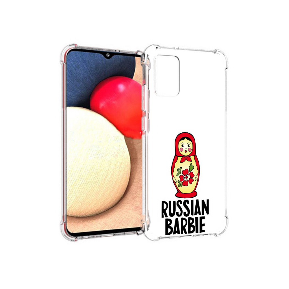 

Чехол MyPads Tocco для Samsung Galaxy A02s матрешка (PT156738.479.459), Прозрачный, Tocco