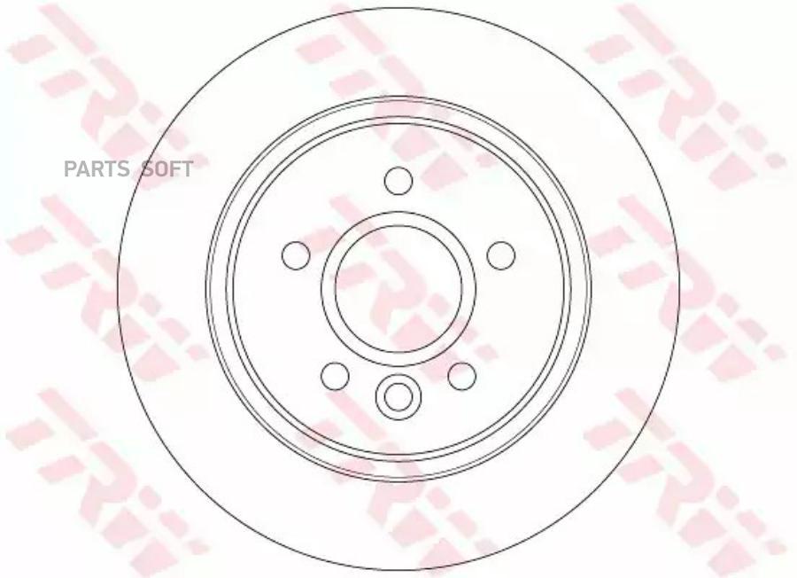 

Тормозной диск TRW/Lucas комплект 1 шт. DF6535