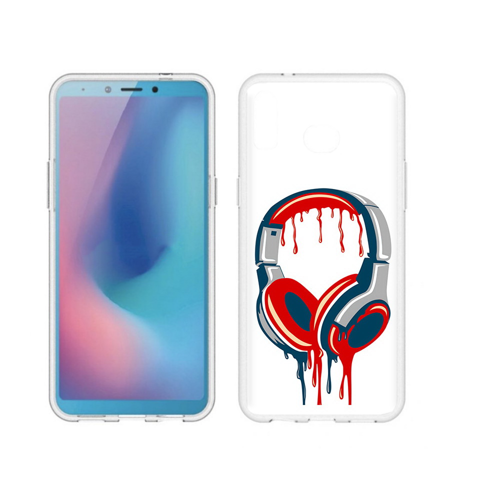 

Чехол MyPads Tocco для Samsung Galaxy A6s не делай громко (PT123850.597.517), Прозрачный, Tocco
