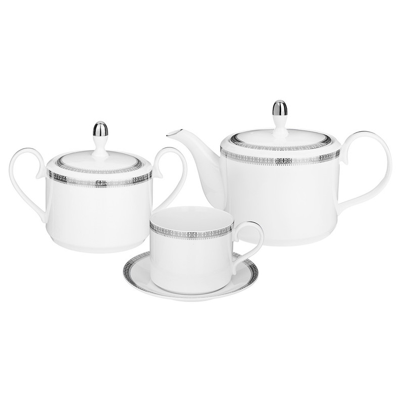 

Чайный сервиз 14 предметов фарфор Lefard 590-483, Белый