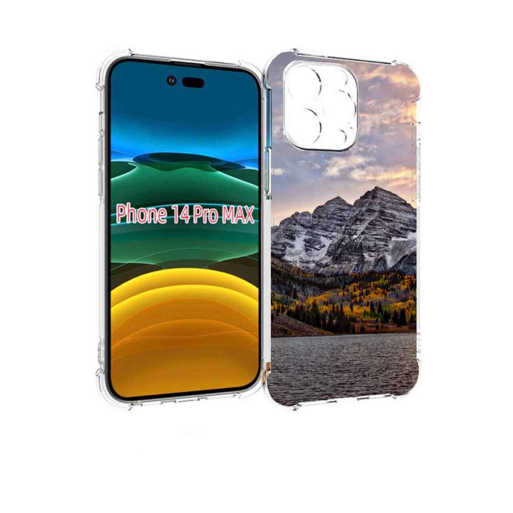 

Чехол MyPads горы-колорадо для iPhone 14 Pro Max, Прозрачный, Tocco