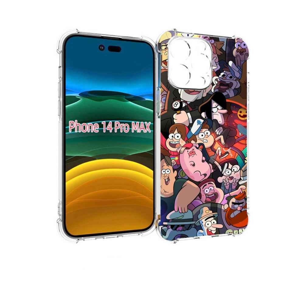 

Чехол MyPads гравити-фолз для iPhone 14 Pro Max, Прозрачный, Tocco