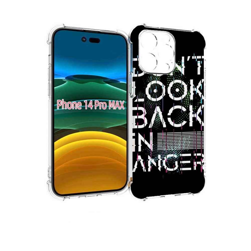 

Чехол MyPads графический-текст для iPhone 14 Pro Max, Прозрачный, Tocco