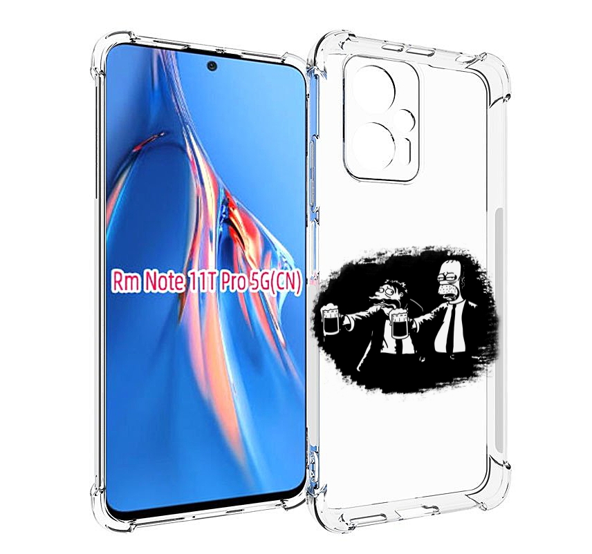 

Чехол MyPads гомер пьет для Xiaomi Redmi Note 11T Pro / 11T Pro Plus / Poco X4 GT проти..., Прозрачный, Tocco
