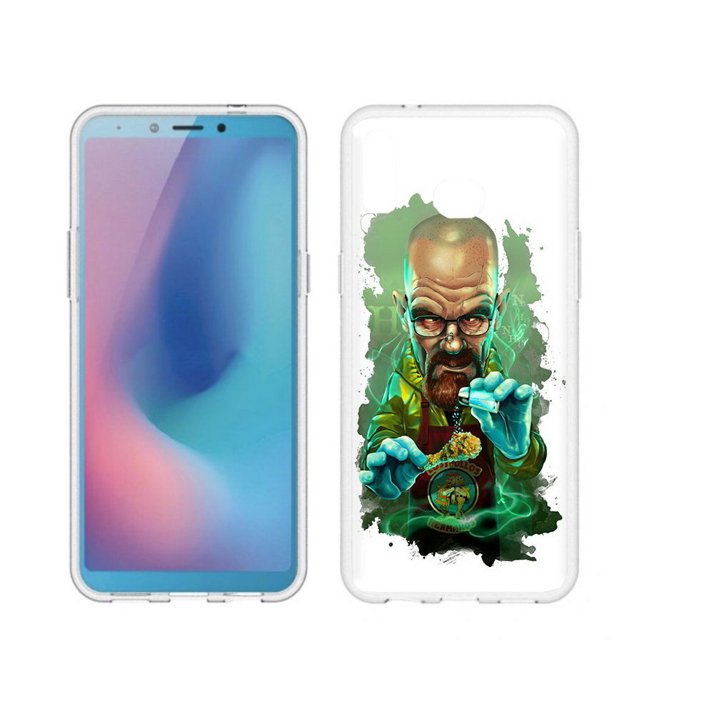 

Чехол MyPads Tocco для Samsung Galaxy A6s повар (PT123850.597.546), Прозрачный, Tocco