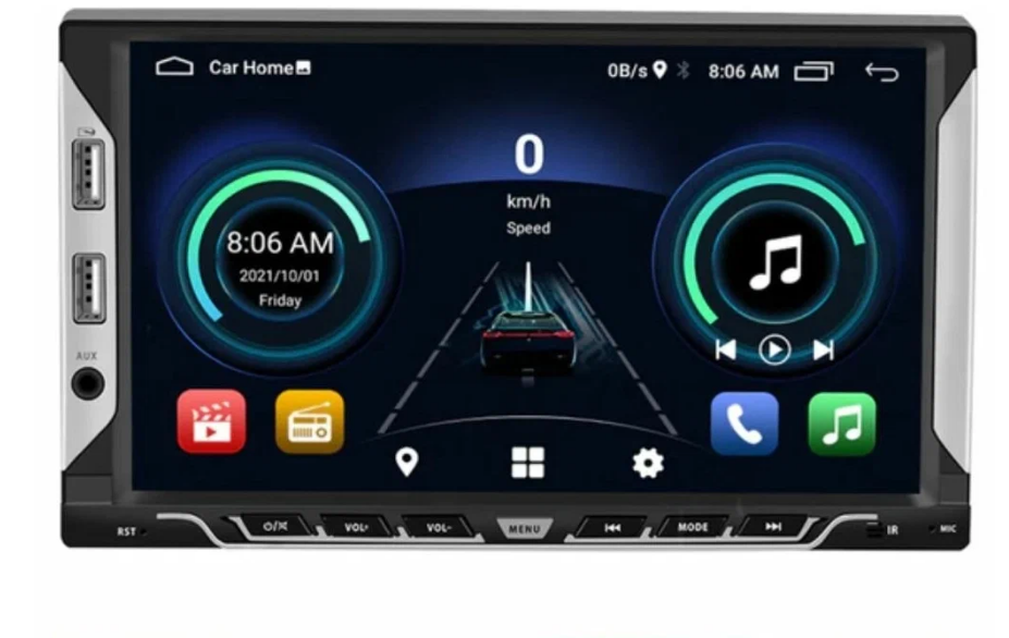 

Автомобильная магнитола Podofo 2DIN mag-7d-1GB-16GB-6usb, mag-7d-1-16-6usb