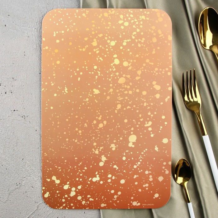 

Доска разделочная Golden Splashes, 30 х 20 см