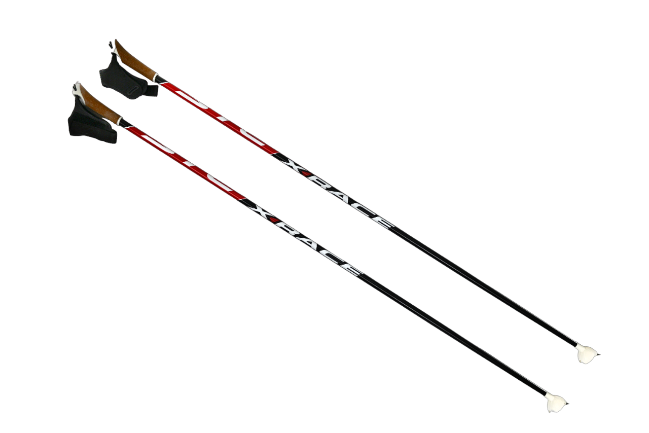 Палки лыжные STC 135 см X-Race 100% углеволокно