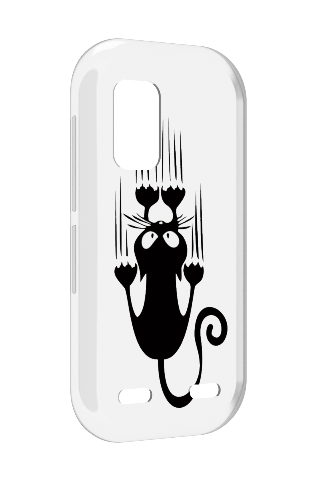 

Чехол MyPads Свисающий-кот для UleFone Armor X10 / X10 Pro, Прозрачный, Tocco
