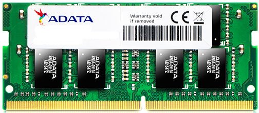 Оперативная память A-Data 8GB DDR4 2666 SO-DIMM Premier (AD4S26668G19-BGN)