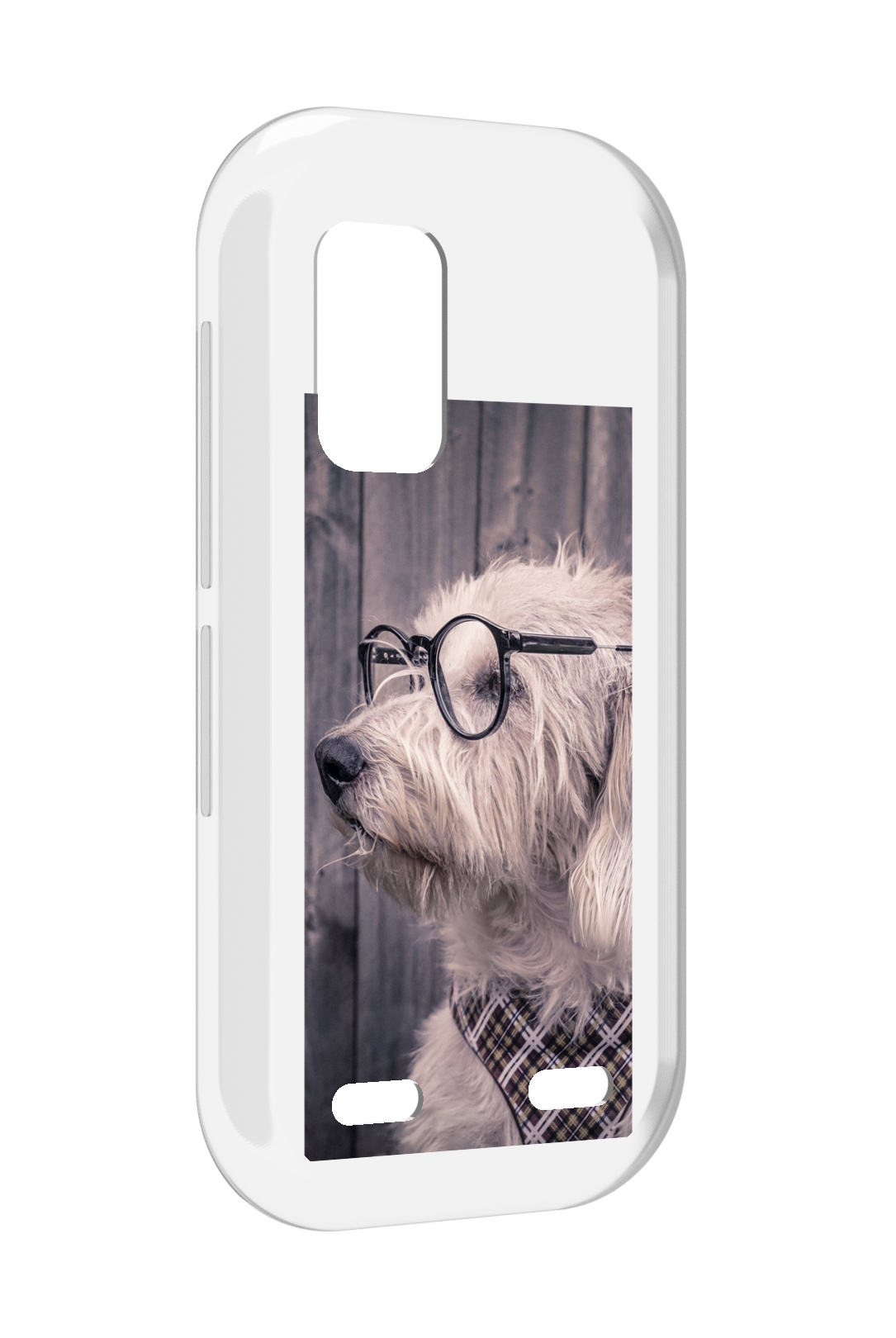 

Чехол MyPads Собака-в-очках для UleFone Armor X10 / X10 Pro, Прозрачный, Tocco