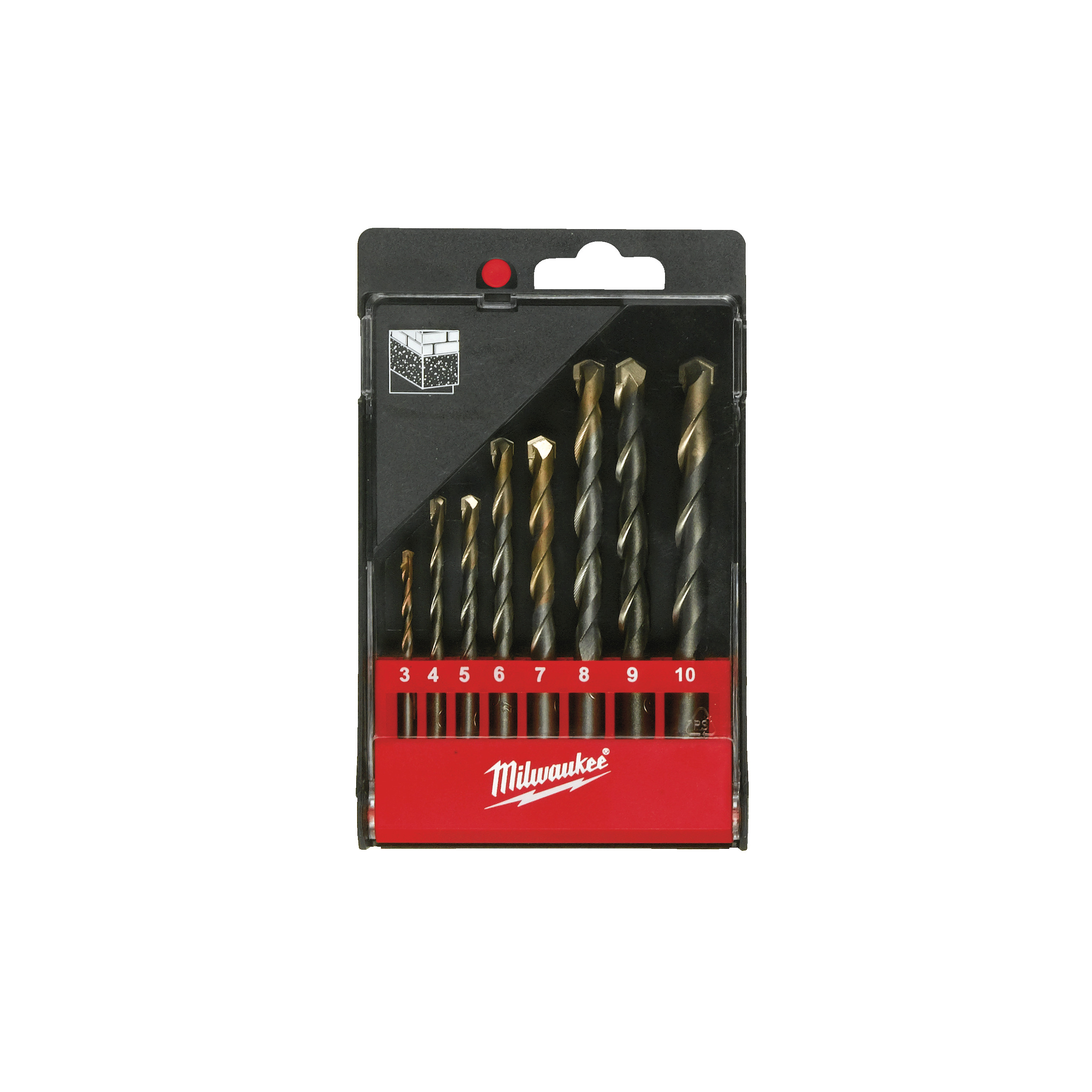 

Набор сверл по бетону Milwaukee (8 шт), CONCRETE DRILL BIT Conc 8pc set P8M