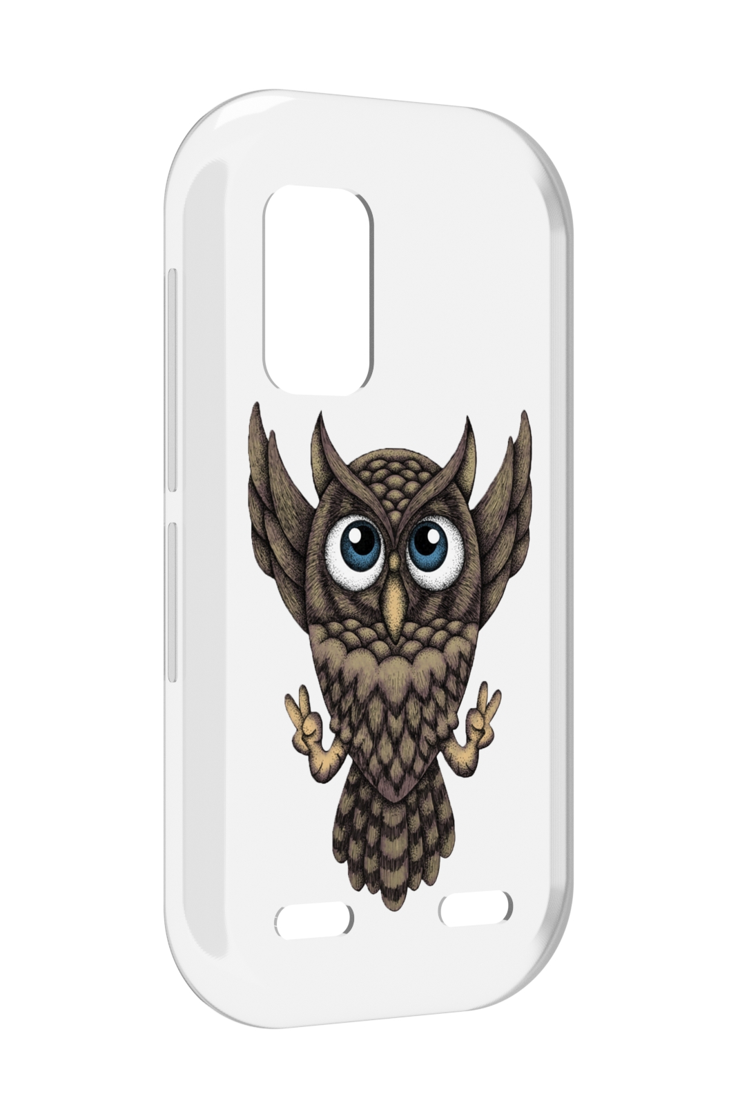 

Чехол MyPads Сова для UleFone Armor X10 / X10 Pro, Прозрачный, Tocco