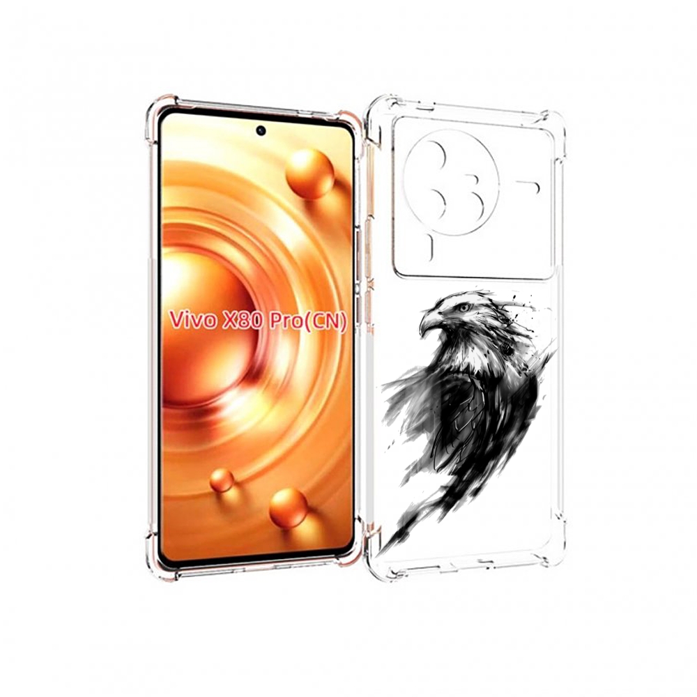 

Чехол MyPads чб птица для Vivo X80 PRO, Прозрачный, Tocco