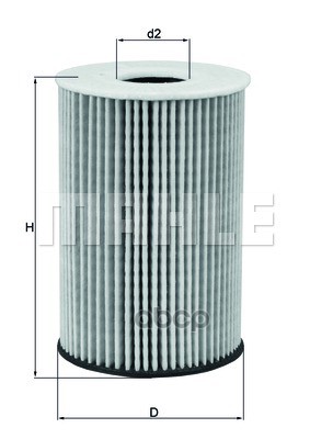 

Фильтр масляный VW Golf,Passat (13-) AUDI (13-) MAHLE
