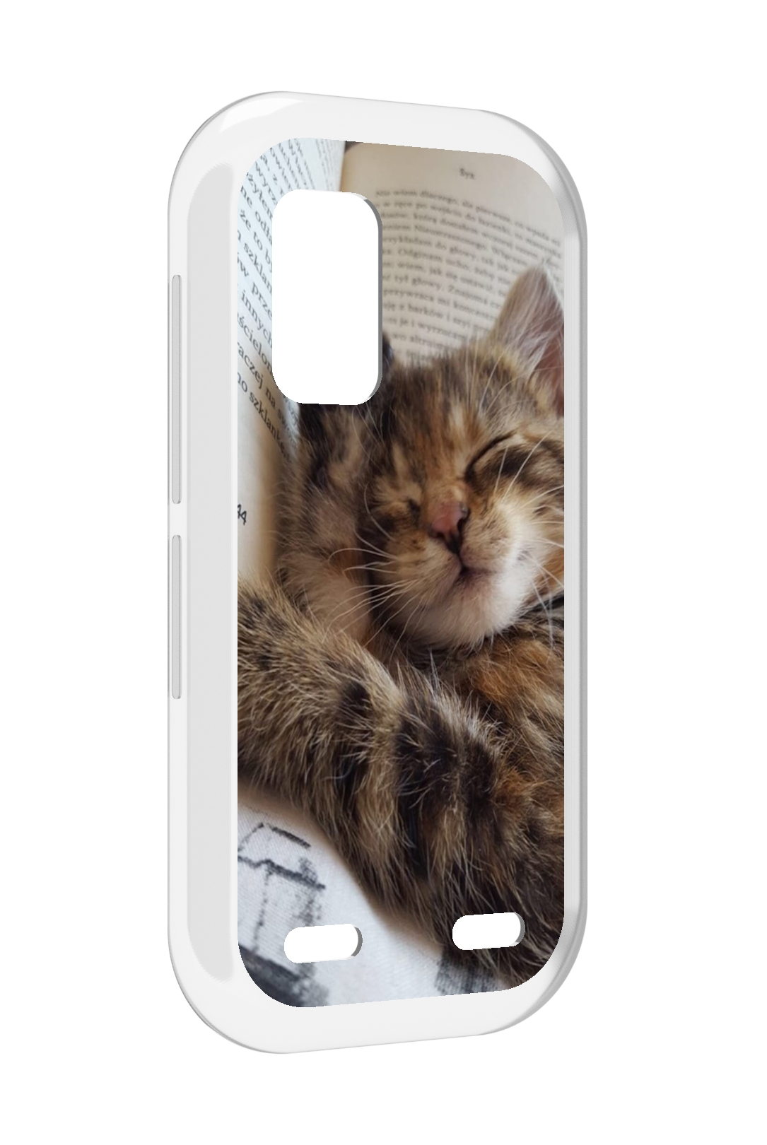 

Чехол MyPads Спящий-котенок для UleFone Armor X10 / X10 Pro, Прозрачный, Tocco
