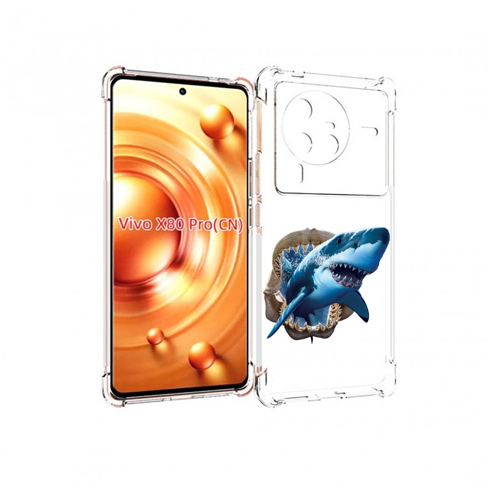 

Чехол MyPads челюсти для Vivo X80 Pro, Прозрачный, Tocco