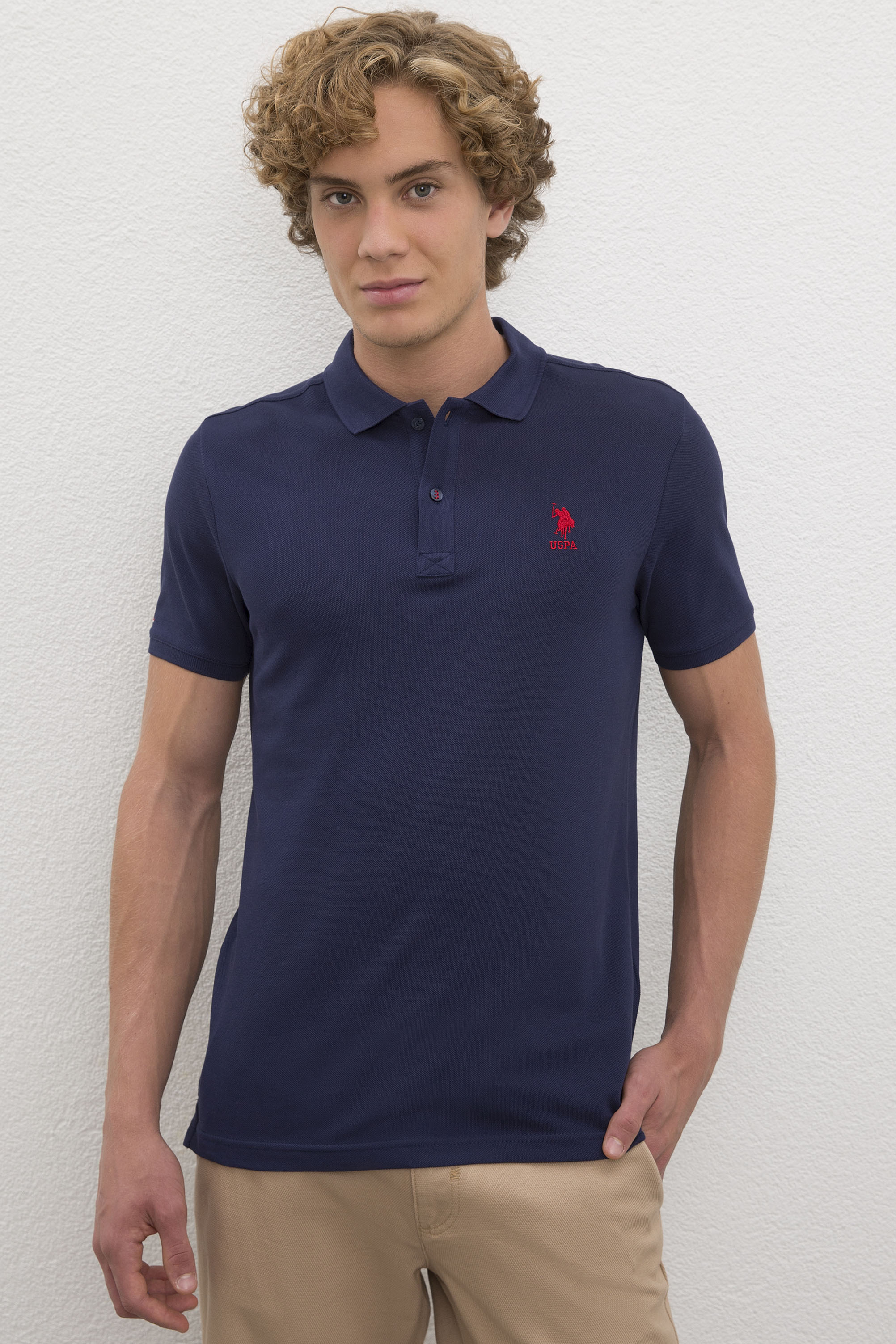 

Футболка мужская U.S. POLO Assn. G081SZ0110TP20 синяя S, G081SZ0110TP20