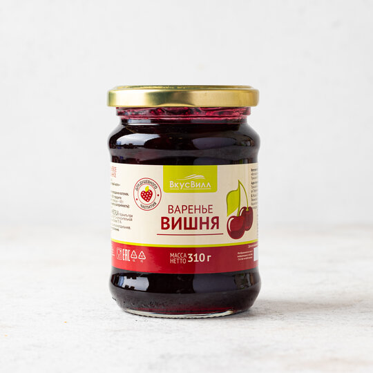 

Варенье ВкусВилл вишневое 310 г