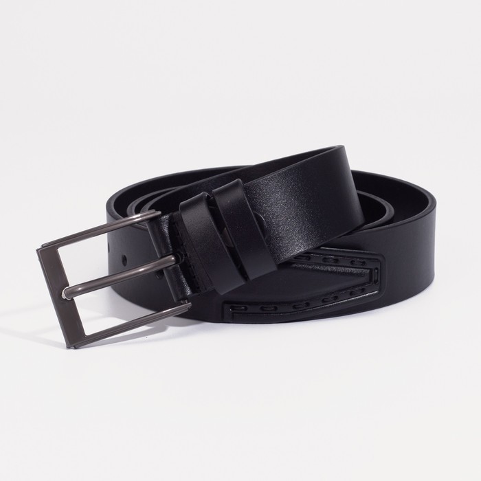 

Ремень мужской Black Tortoise Р00011936 чёрный, 120 см, Черный, Р00011936