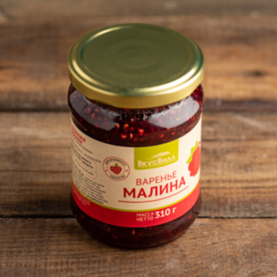 

Варенье ВкусВилл малиновое 310 г
