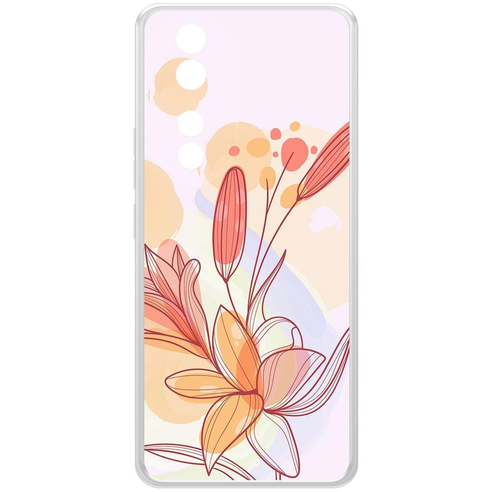 

Чехол-накладка Krutoff Clear Case Фантазия для Honor 90, Прозрачный