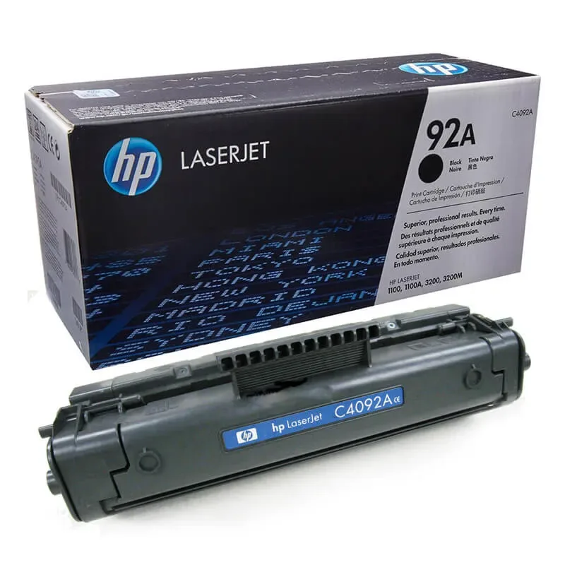 

Картридж HP 92A C4092A Black, Черный