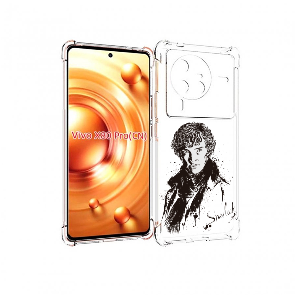 

Чехол MyPads шерлок холмс портрет для Vivo X80 Pro, Прозрачный, Tocco