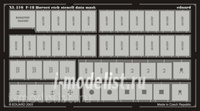 

XL516 Eduard 1/32 Маска для F-18 etch stencil data mask