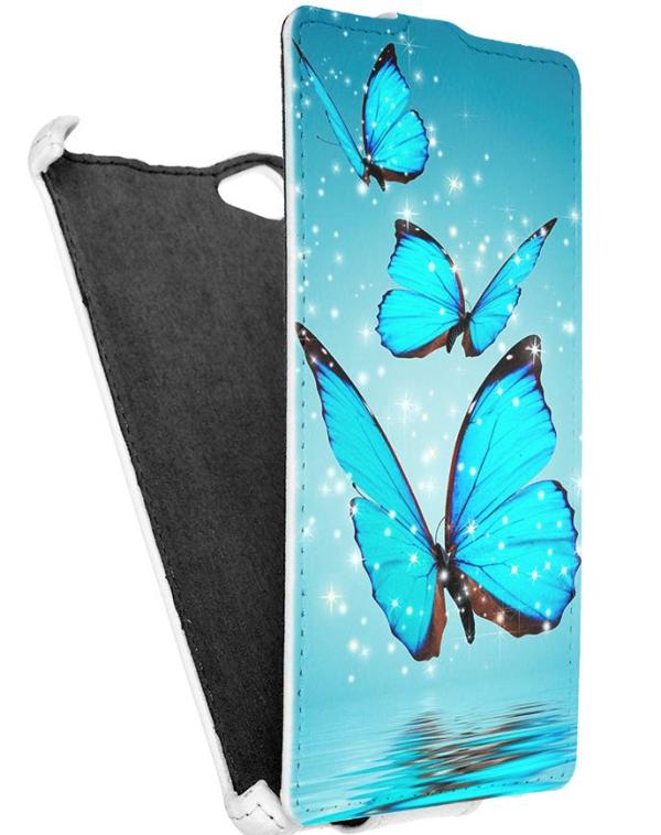 

Кожаный чехол для Fly IQ 4501 Evo Energie 4 Armor Case (Белый) (Дизайн 4/4)