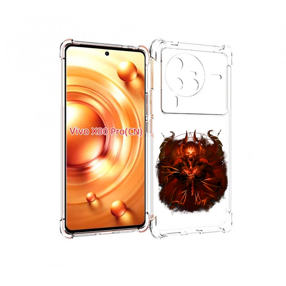 

Чехол MyPads яркий демон для Vivo X80 Pro, Прозрачный, Tocco